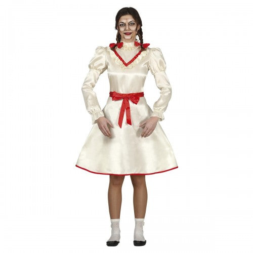 Front - Fiestas Guirca Girls Cursed Doll Costume Dress