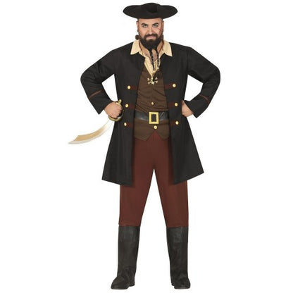 Front - Fiestas Guirca Mens Pirate Costume Set