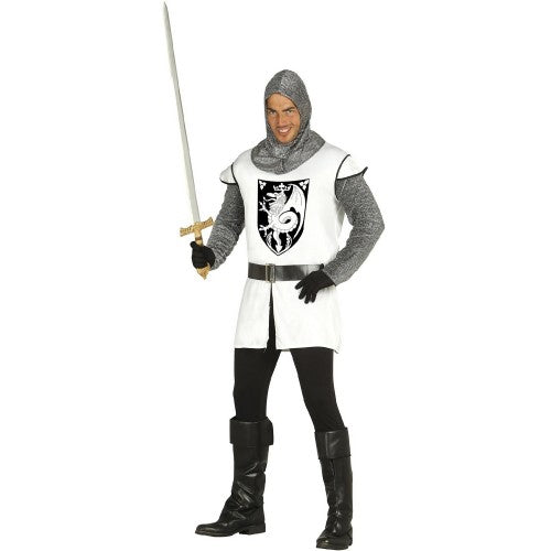 Front - Fiestas Guirca Mens Medieval Knight Costume
