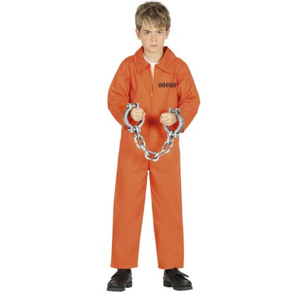 Front - Fiestas Guirca Childrens/Kids Prisoner Costume