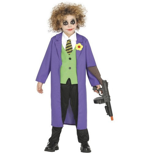 Front - Fiestas Guirca Boys Crazy Jester Costume Set