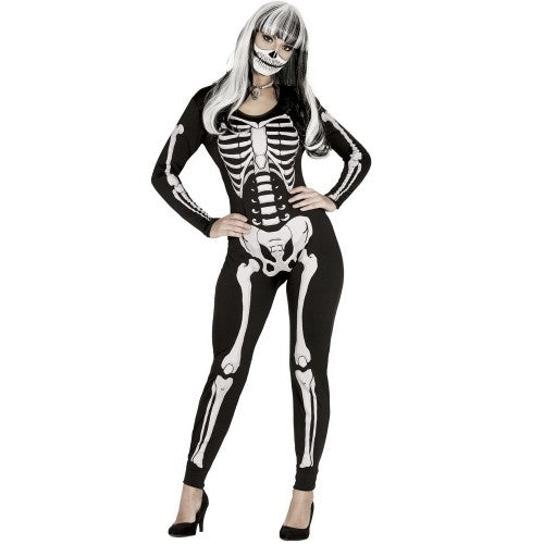 Front - Fiestas Guirca Womens/Ladies Skeleton Costume