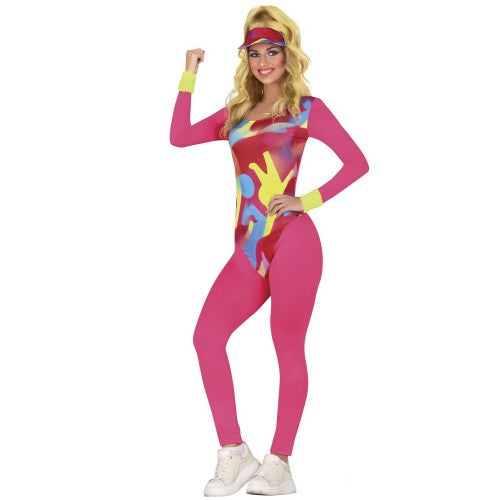 Front - Fiestas Guirca Womens/Ladies Roller Psychedelic Costume Set