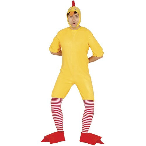 Front - Fiestas Guirca Mens Chick Costume Set