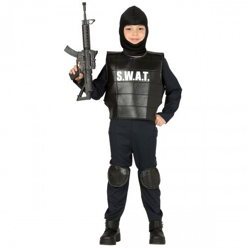 Front - Fiestas Guirca Boys Swat Police Costume Set