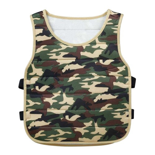 Front - Fiestas Guirca Boys Camouflage Vest Top