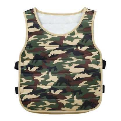 Front - Fiestas Guirca Boys Camouflage Vest Top
