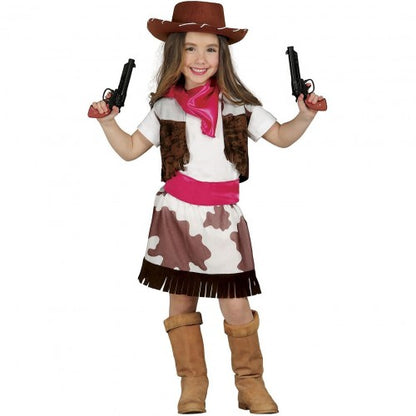 Front - Fiestas Guirca Girls Cowgirl Costume Set