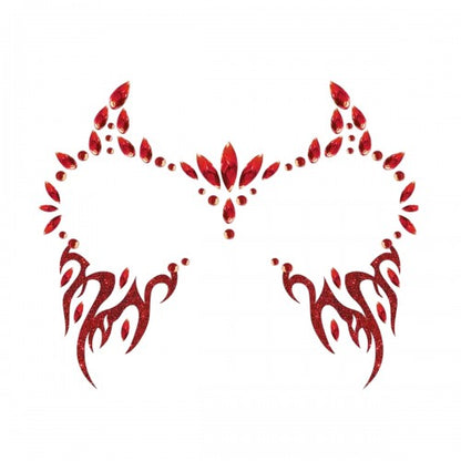 Front - Fiestas Guirca Devil Halloween Self Adhesive Face Jewels