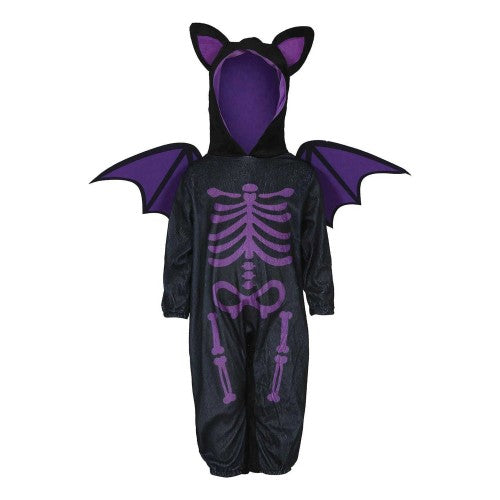 Front - Fiestas Guirca Baby Bat Hooded Costume Set