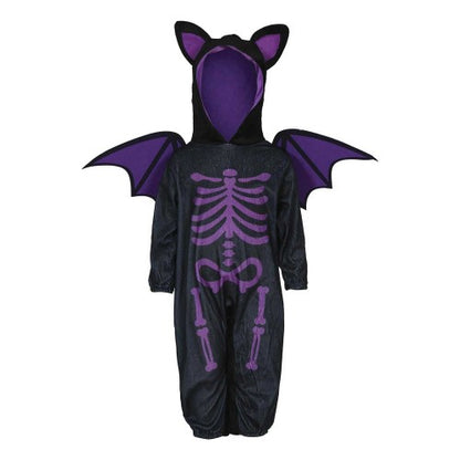 Front - Fiestas Guirca Baby Bat Hooded Costume Set