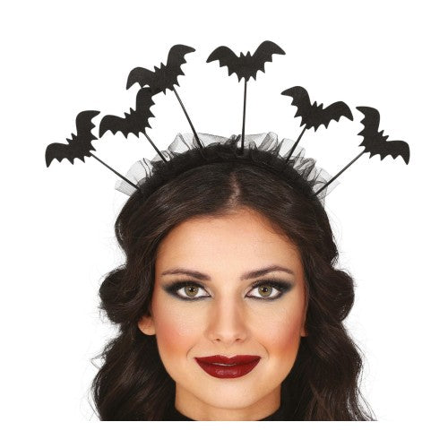 Front - Fiestas Guirca Womens/Ladies Bat Halloween Headband