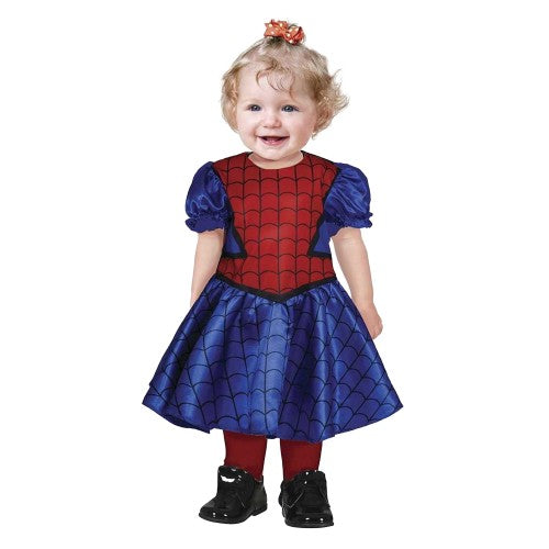 Front - Fiestas Guirca Baby Spider Heroine Costume Set