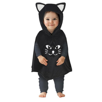 Front - Fiestas Guirca Baby Cute Cat Costume Poncho Set