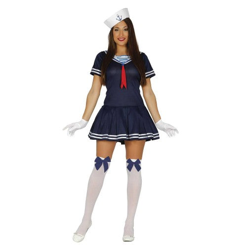 Front - Fiestas Guirca Womens/Ladies Sailor Costume Set