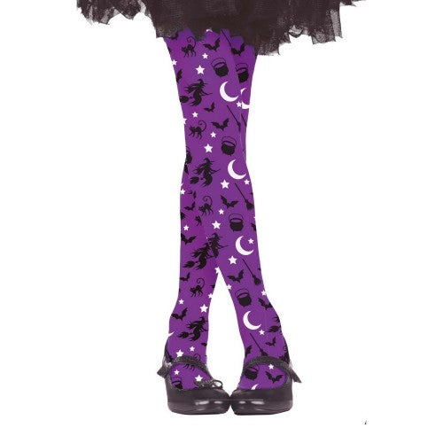 Front - Fiestas Guirca Girls Witch Tights