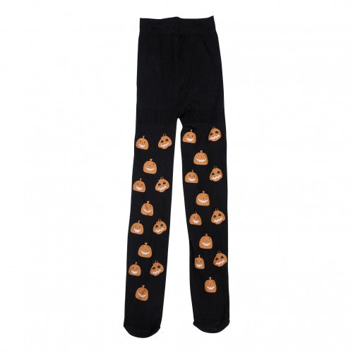 Front - Fiestas Guirca Girls Pumpkin Tights