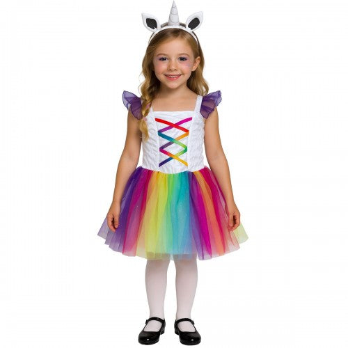 Front - Fiestas Guirca Girls Unicorn Tutu Costume Set
