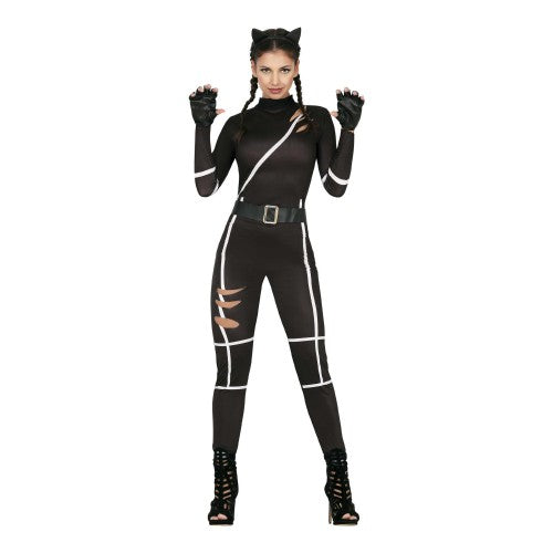 Front - Fiestas Guirca Womens/Ladies Cat Costume Set