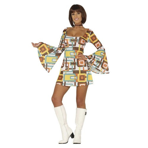 Front - Fiestas Guirca Womens/Ladies Disco Costume Dress
