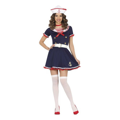 Front - Fiestas Guirca Womens/Ladies Sailor Costume Set
