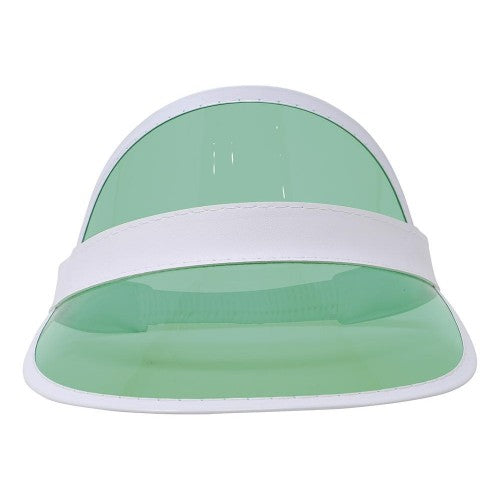 Front - Fiestas Guirca Unisex Adult Transparent 80s Visor Cap