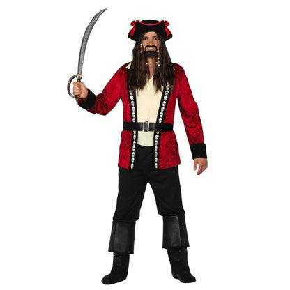 Front - Fiestas Guirca Mens Pirate Costume Set