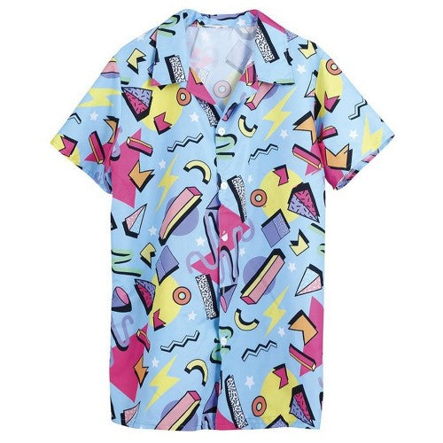 Front - Fiestas Guirca Mens 80s Shirt