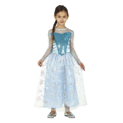 Front - Fiestas Guirca Girls Snow Princess Costume Dress