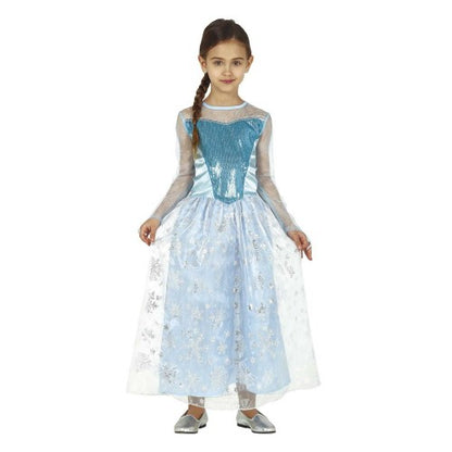 Front - Fiestas Guirca Girls Snow Princess Costume Dress