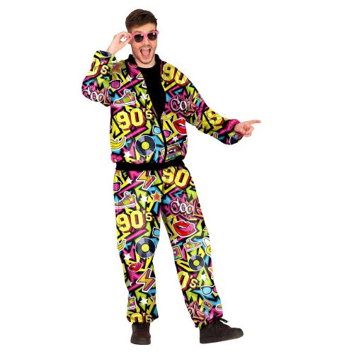 Front - Fiestas Guirca Mens 90s Tracksuit