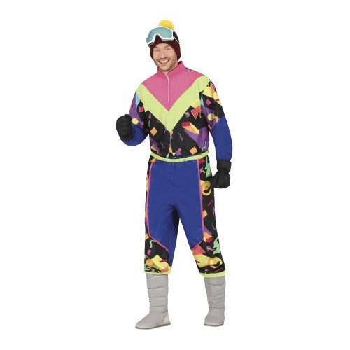 Front - Fiestas Guirca Mens 80s Skier Costume