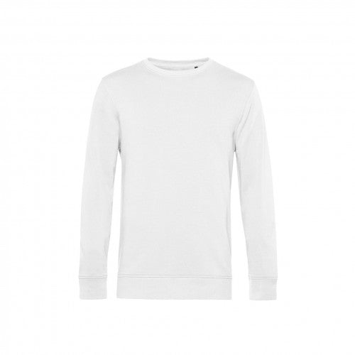 Front - B&C Mens Organic Crew Neck Sweat