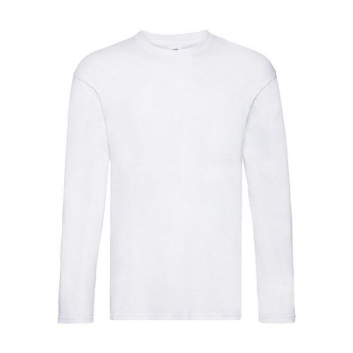 Front - Fruit of the Loom Mens Original Long-Sleeved T-Shirt