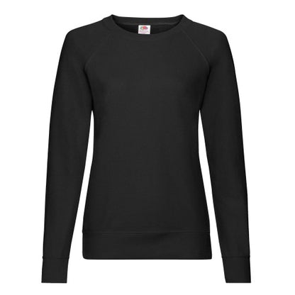 Front - Fruit of the Loom Womens/Ladies Lightweight Raglan Jumper