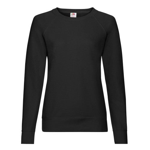 Front - Fruit of the Loom Womens/Ladies Lightweight Raglan Jumper