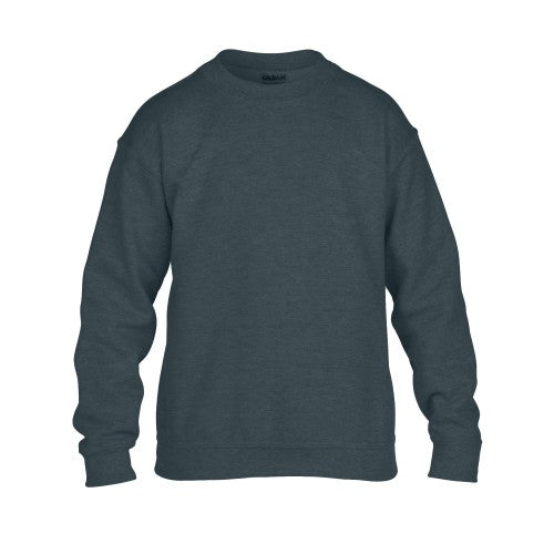 Front - Gildan Childrens/Kids Heavy Blend Crew Neck Sweatshirt