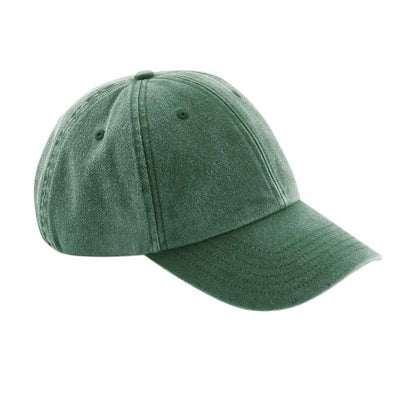 Front - Beechfield Vintage Low Profile Baseball Cap