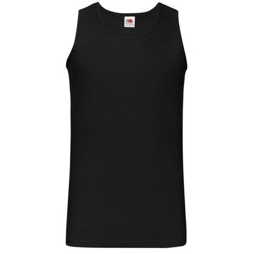 Front - Fruit of the Loom Mens Valueweight Cotton Athletic Vest Top