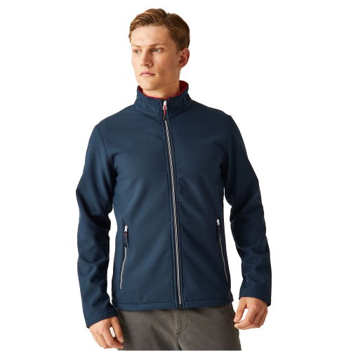 Front - Regatta Mens Ascender Double Layered Soft Shell Jacket