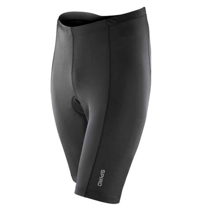 Front - Spiro Mens Padded Cycling Shorts