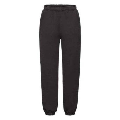 Front - Fruit of the Loom Childrens/Kids Premium Elasticated Cuff Jogging Bottoms
