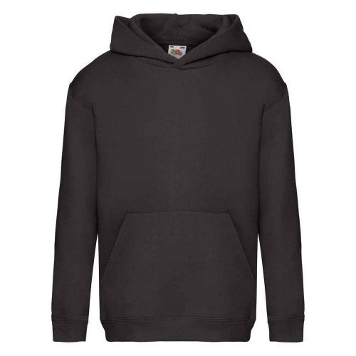 Front - Fruit of the Loom Childrens/Kids Premium Hoodie