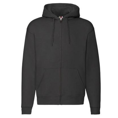 Front - Fruit of the Loom Mens Premium Full Zip Hoodie