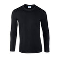 Front - Gildan Unisex Adult Soft Touch Long-Sleeved T-Shirt