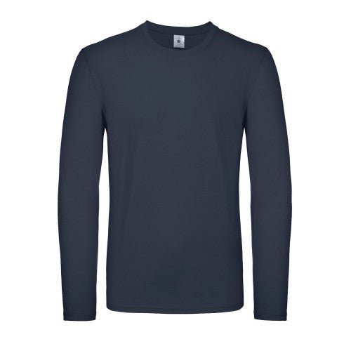 Front - B&C Mens #E150 Long-Sleeved T-Shirt