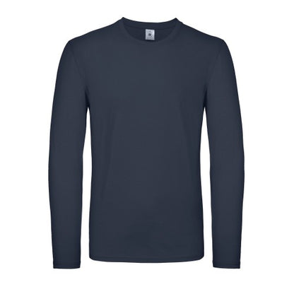 Front - B&C Mens #E150 Long-Sleeved T-Shirt