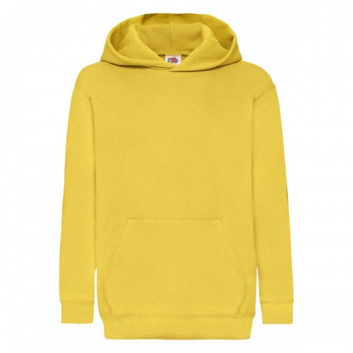 Front - Fruit of the Loom Childrens/Kids Classic 260 Hoodie