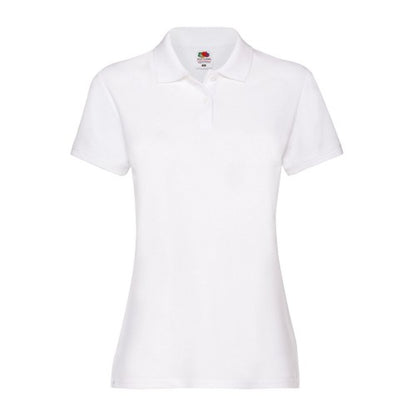 Front - Fruit of the Loom Womens/Ladies Premium Plain Polo Shirt