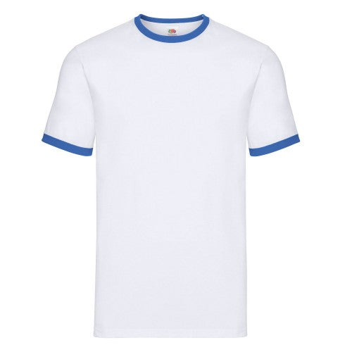Front - Fruit Of The Loom Mens Ringer T-Shirt
